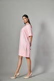Elegant pink cocktail dress – formal summer dress option for women, available in plus sizes and online. holiday dresses