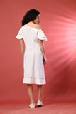 Trendy Off-Shoulder Sundress for Summer– A must-have off-shoulder sundress for warm-weather fashion! dress offers breezy feel