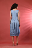 Elegant Sleeveless Summer Dress in Sky Blue – Perfect for Casual and Vacation Wear