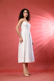 Sophisticated Sleeveless White Dress – A Vacation Must-Have – This timeless piece is great for cute summer dresses