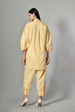 Plus size co ord set – breathable trouser coord outfit for women, ideal for warm-weather style and all-day comfort. 