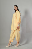 Trendy co ord set for women – lightweight linen two-piece outfit inspired by Zara and H&M coord styles. 