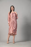 Cocktail Satin Dress, Summer Vacation Dress, Dress Near me, Isara, Casual wear Satin dress, Beach Wear Dress for Women, Isara