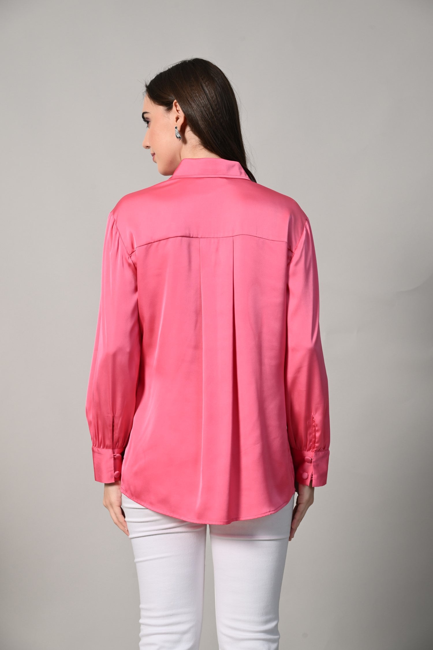 satin shirt, satin shirt for women, womens satin shirt, ladies satin shirt, satin pink shirt, satin western shirt, Near Me, Satin Shirt in Gurgain, Wetern Wear in Gurgaon, Near Westside