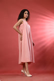 Flattering V-Neck Midi Dress – Cute Summer Dress for Women