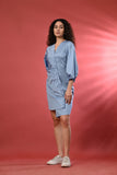 Flattering Wrap Mini Dress – Casual Beach Dress & Evening Outfit