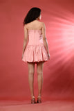 Trendy Pink Cotton Short Dress – Perfect Casual Summer Outfit & Beach Vacation Wear